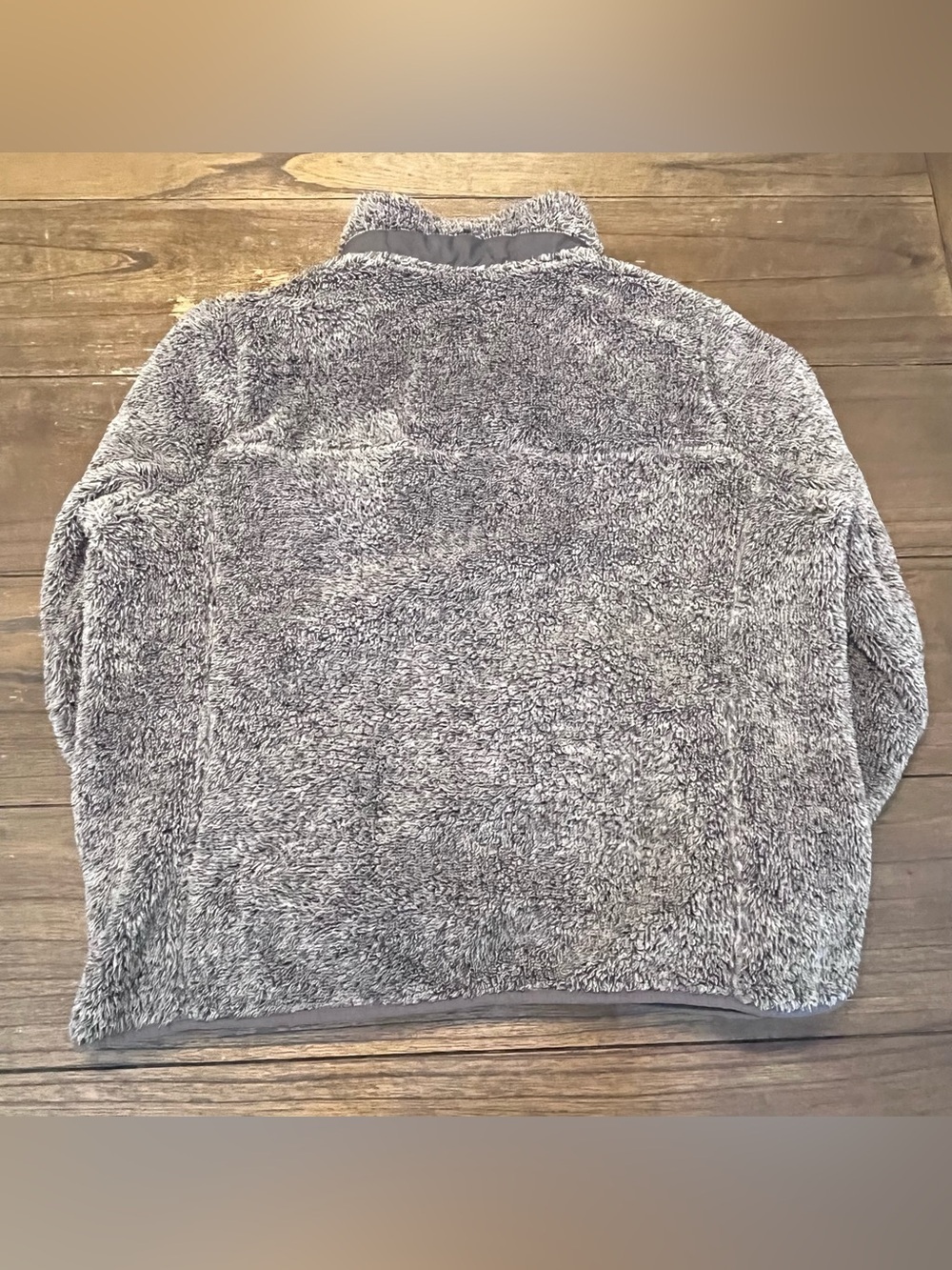 L.L. Bean Grey Snap Fleece Womens 1X - Picture 7 of 7